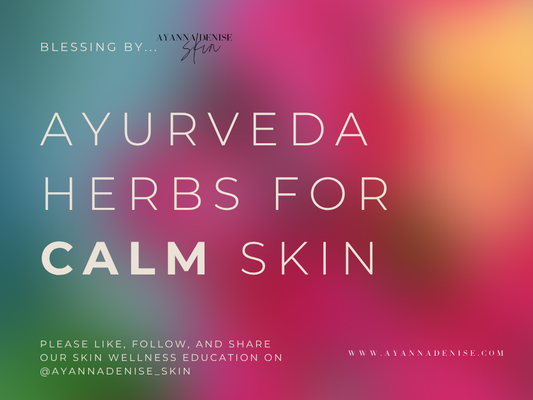 3 HERBS to CALM ACNE (Ayurveda)